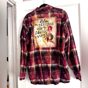 Angry Minnow Women’s XL Flannel Shirt